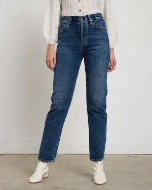 90's Pinch Waist Jean in Portrait