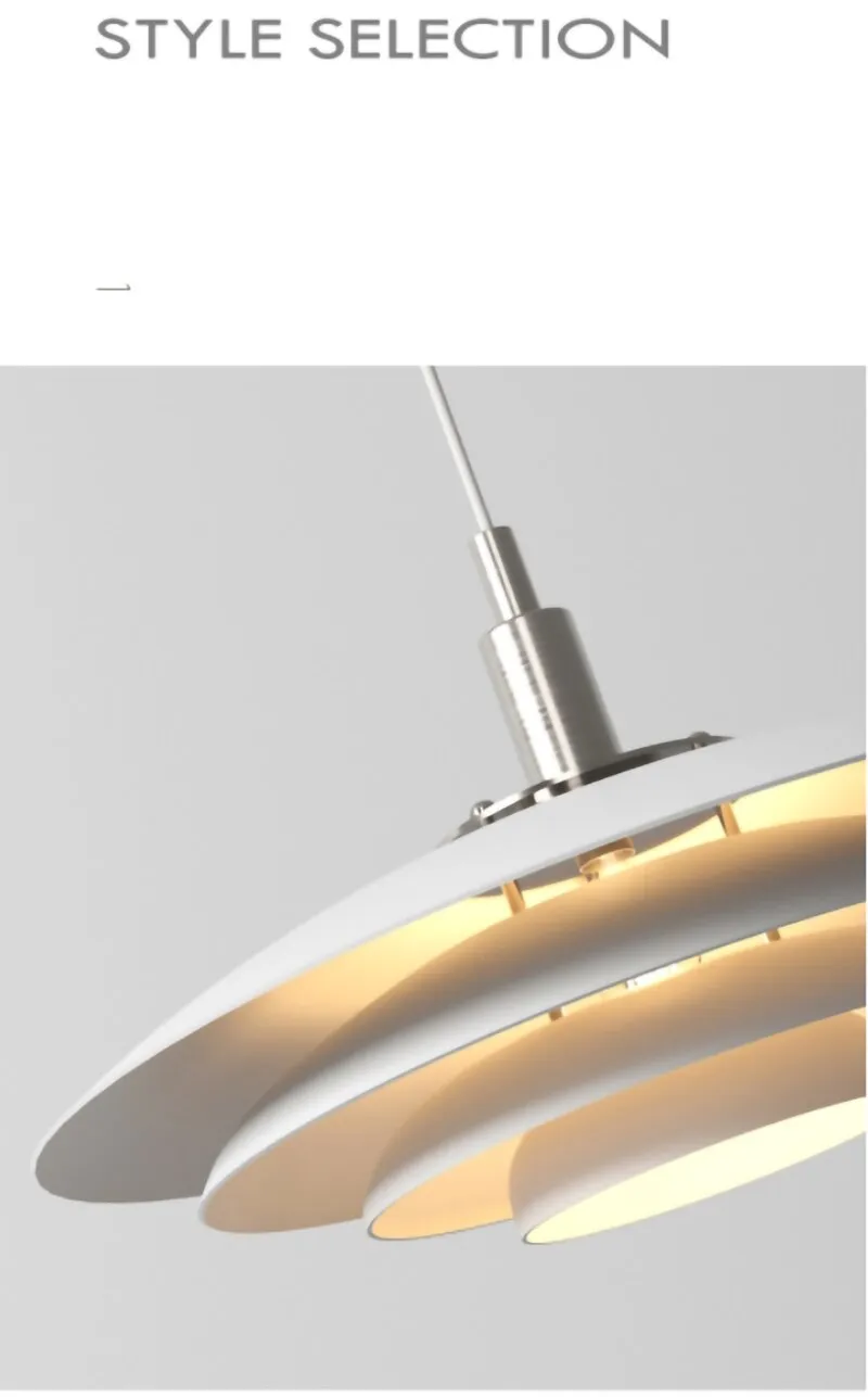 BAN Nordic E27 LED pendant light modern hanging lamp