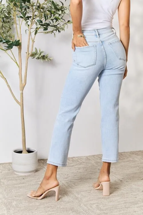 BAYEAS High Waist Straight Jeans