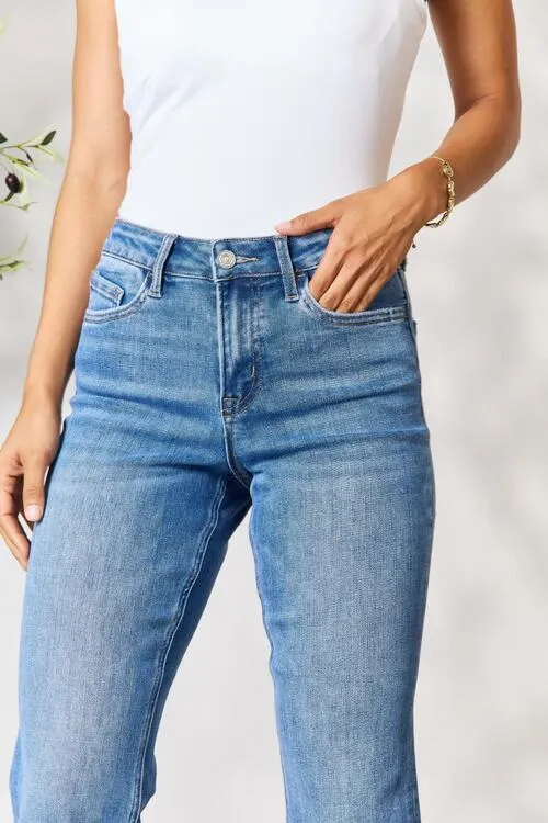 BAYEAS High Waist Straight Jeans