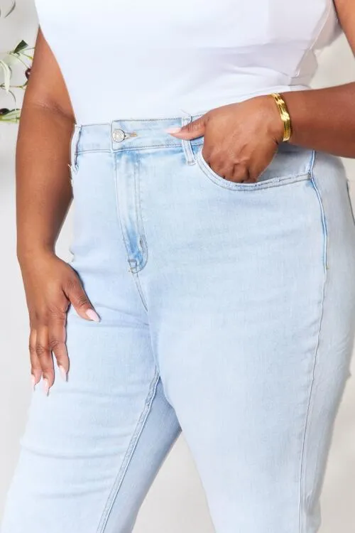 BAYEAS High Waist Straight Jeans