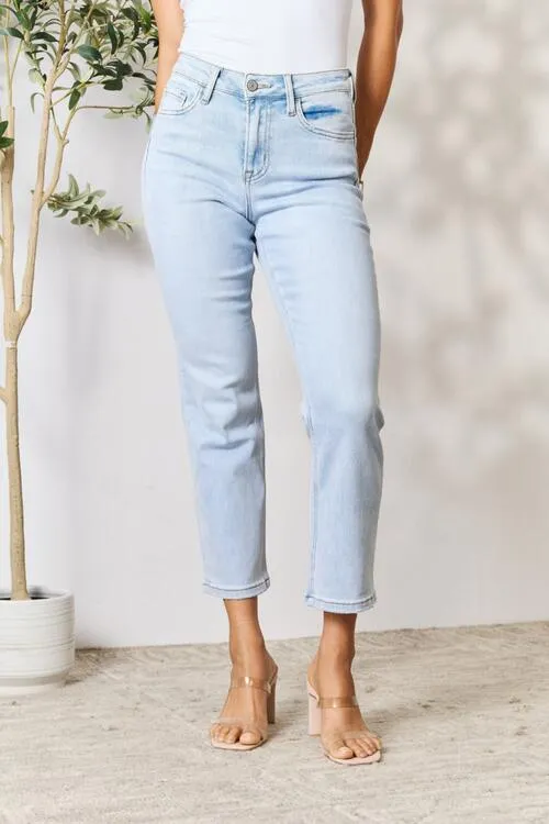 BAYEAS High Waist Straight Jeans