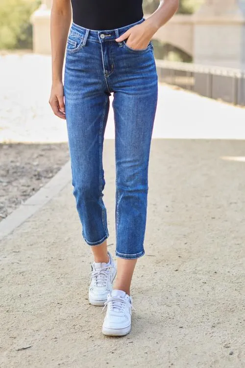 BAYEAS High Waist Straight Jeans