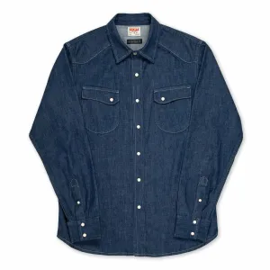 BCS-01 WESTERN SHIRT 7 oz. vintage blue denim [AW24]