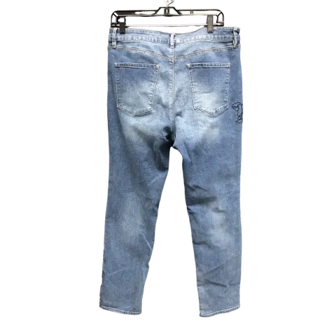 Blue Denim Jeans Boot Cut White House Black Market, Size 14