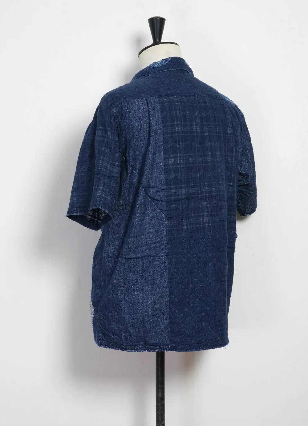 BORO ALOHA | Patchwork Boro Shirt | Indigo