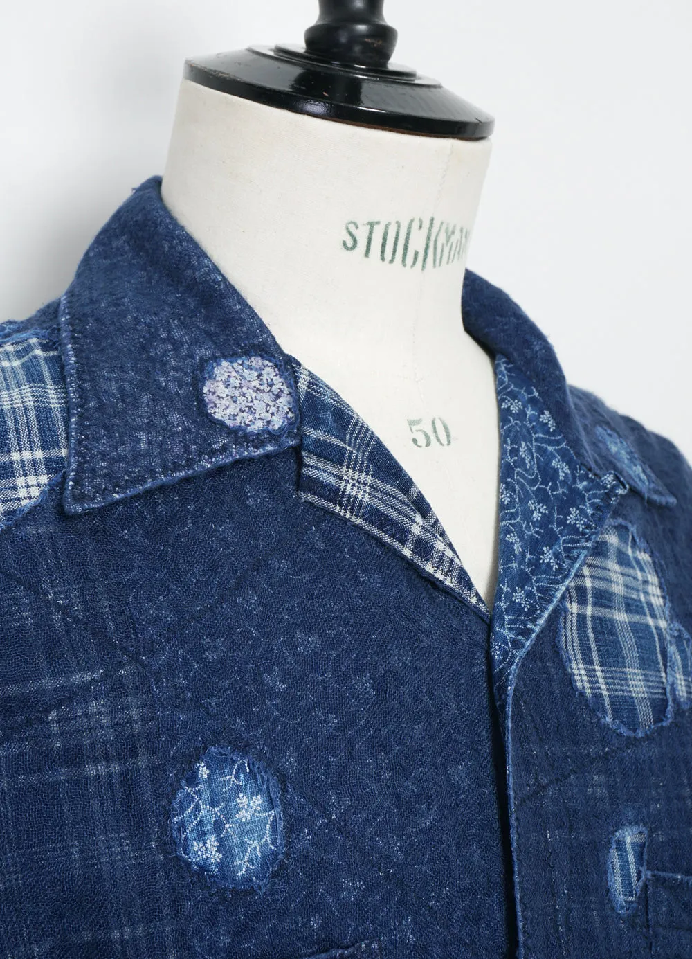 BORO ALOHA | Patchwork Boro Shirt | Indigo