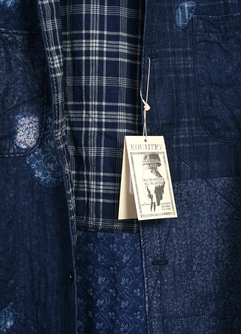 BORO ALOHA | Patchwork Boro Shirt | Indigo