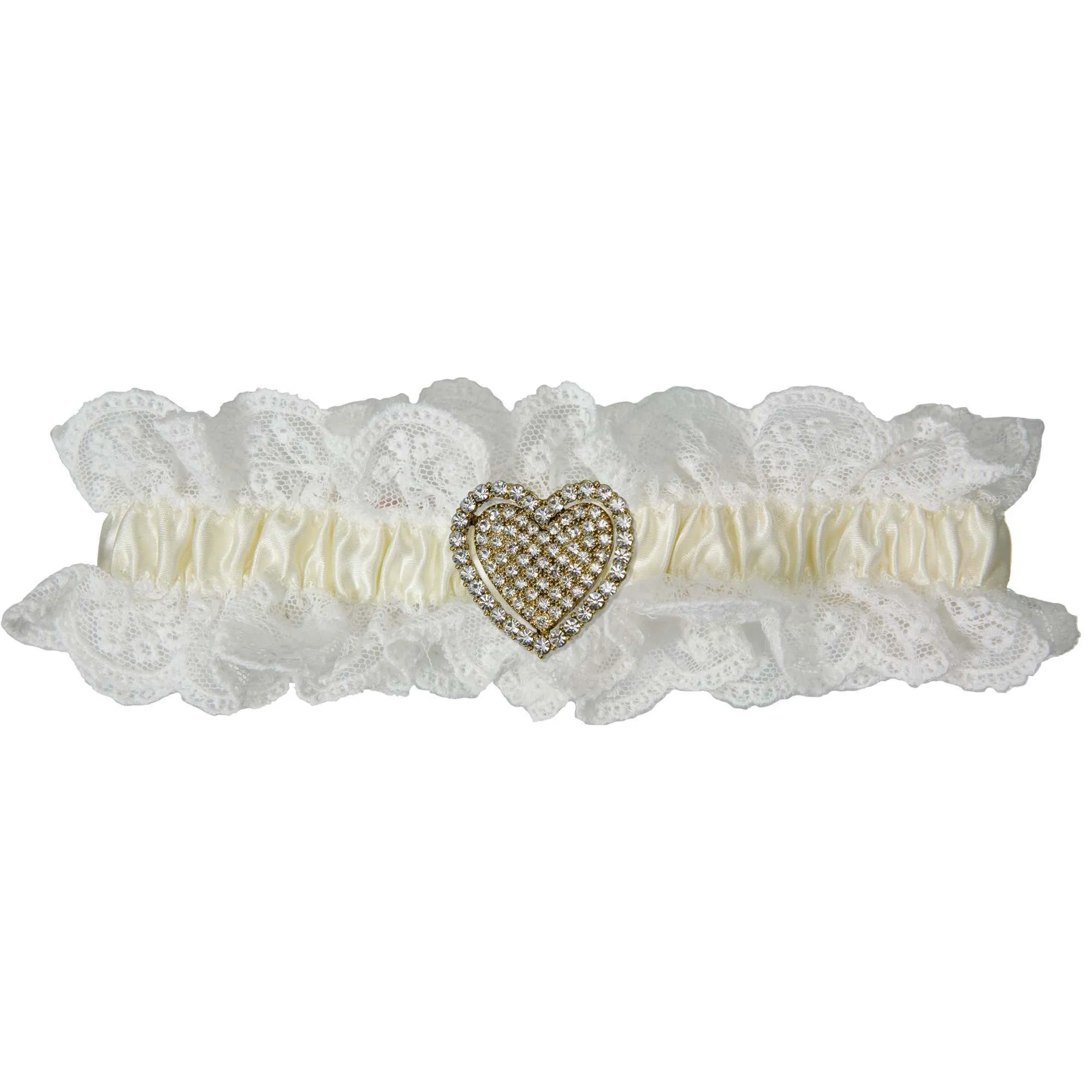 Cherish Lace Wedding Garter - Ivory