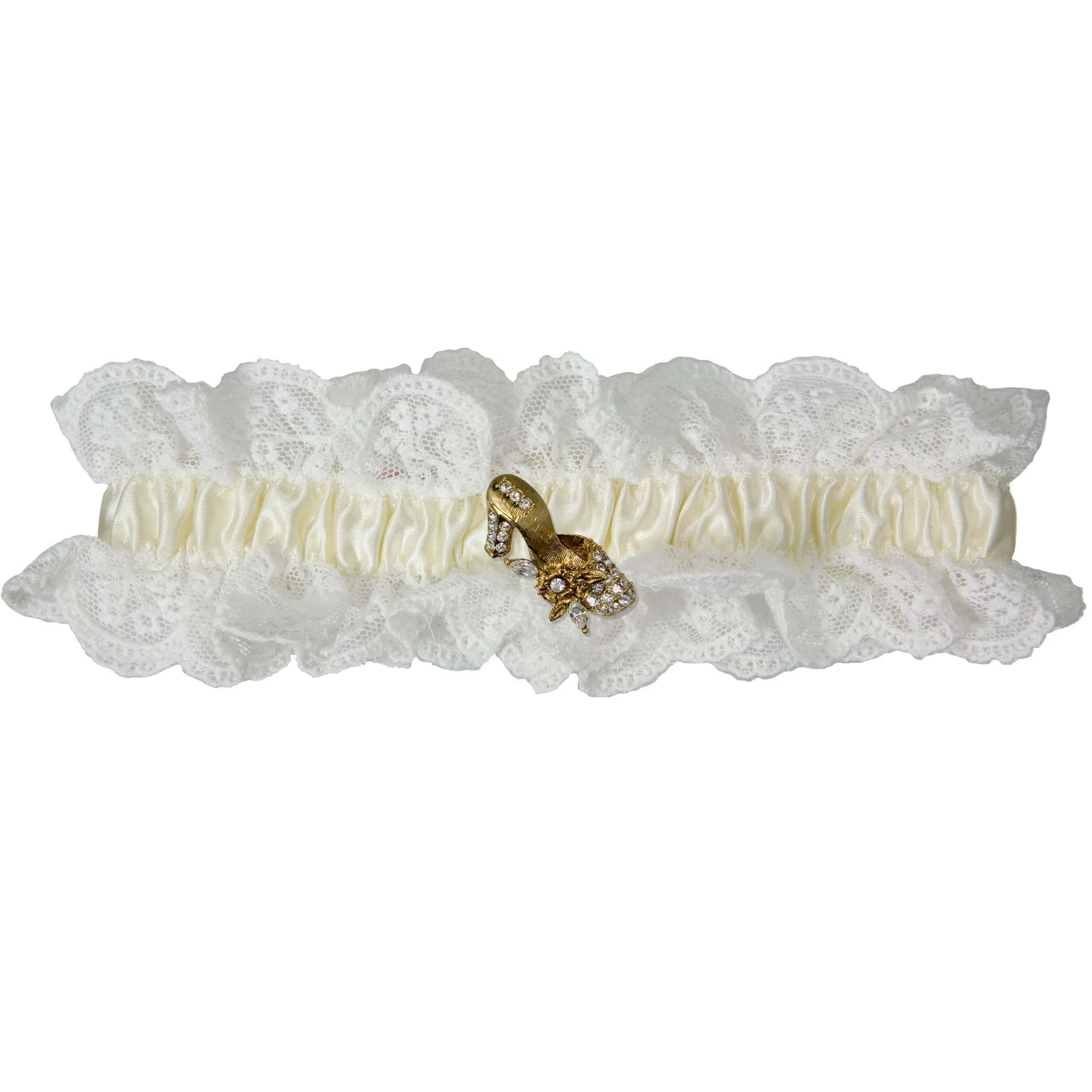 Cherish Lace Wedding Garter - Ivory