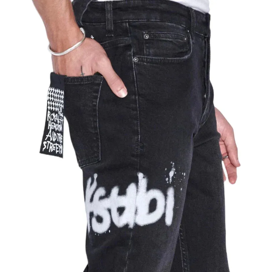 Chitch Etch Jeans (Black) - KMFA23DJ020001