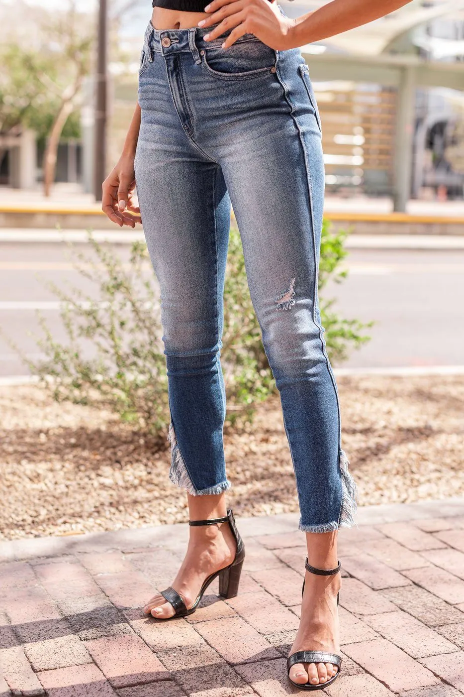 Cooper Distressed Skinny Jeans