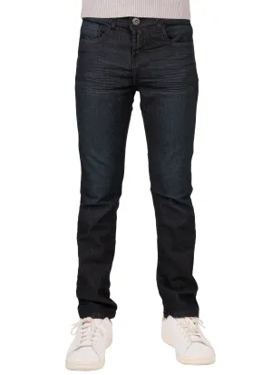 CULTURA Boy's Slim Fit Washed Denim Pants