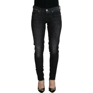 Fiorucci Chic Black Low Waist Skinny Jeans