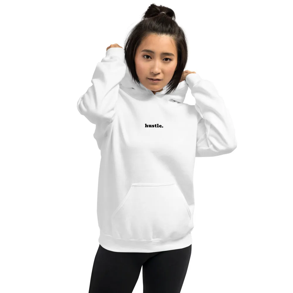 Hustle Hoodie in White or Grey