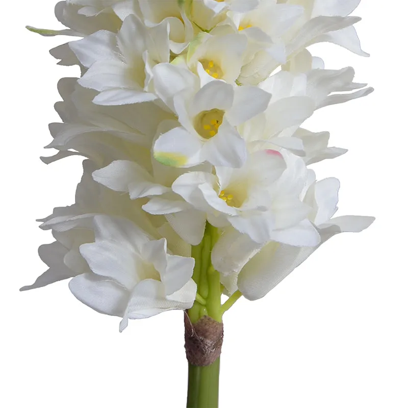 Hyacinth Stem, 14"L - White