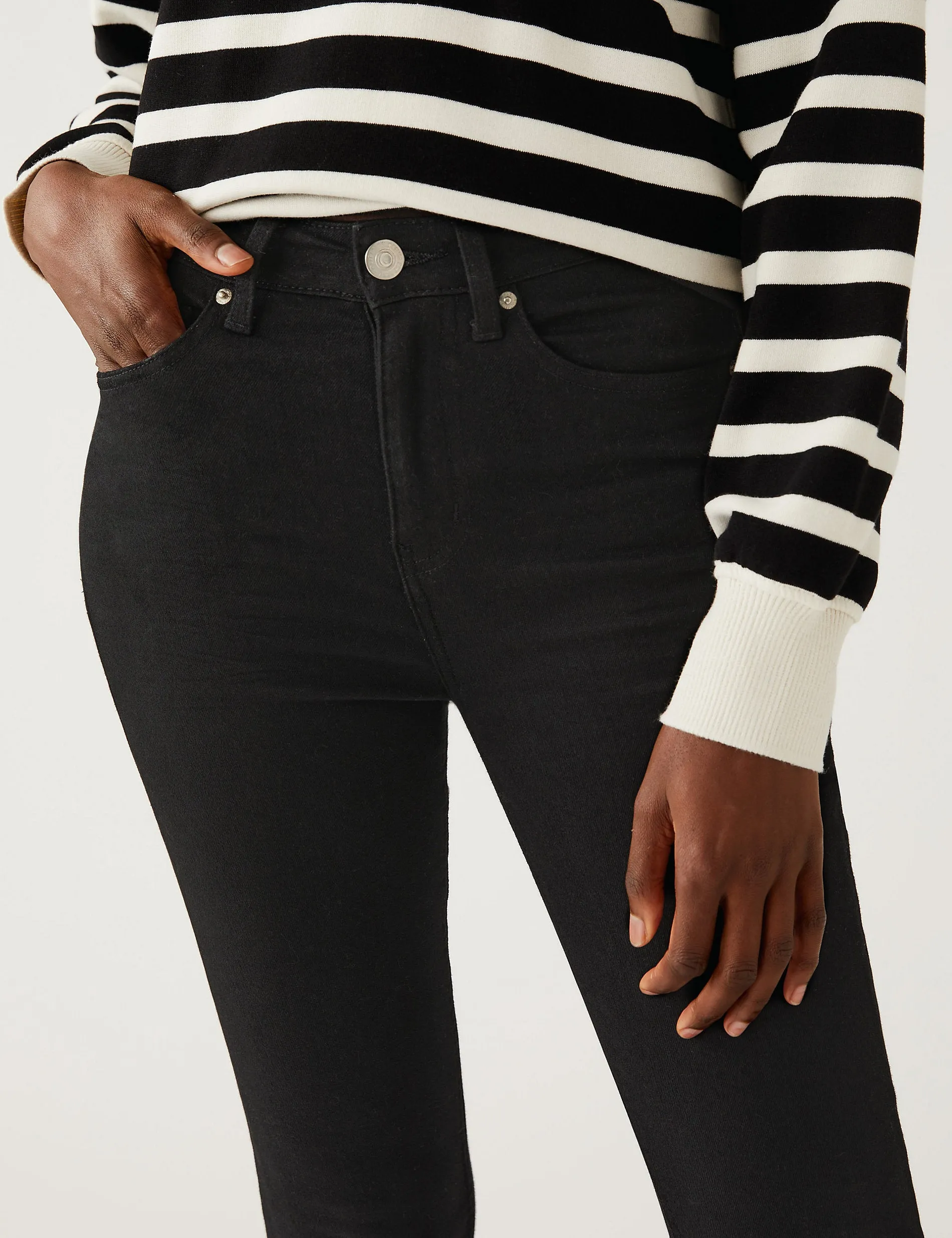 Ivy Marks & Spencer skinny jeans, black mix