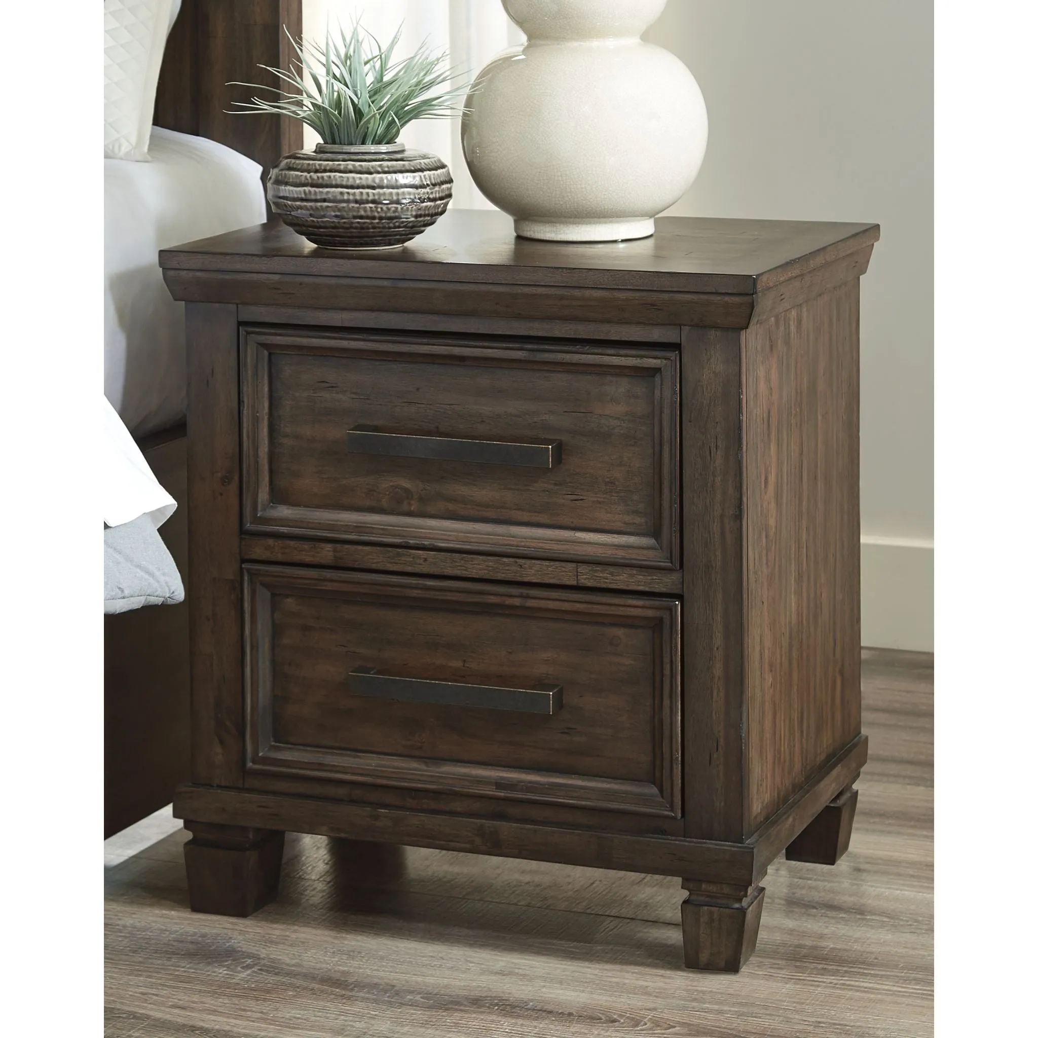 Johurst Two Drawer Nightstand