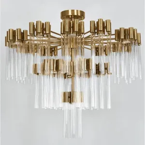 Josse Light Luxury Crystal Tube Chandelier