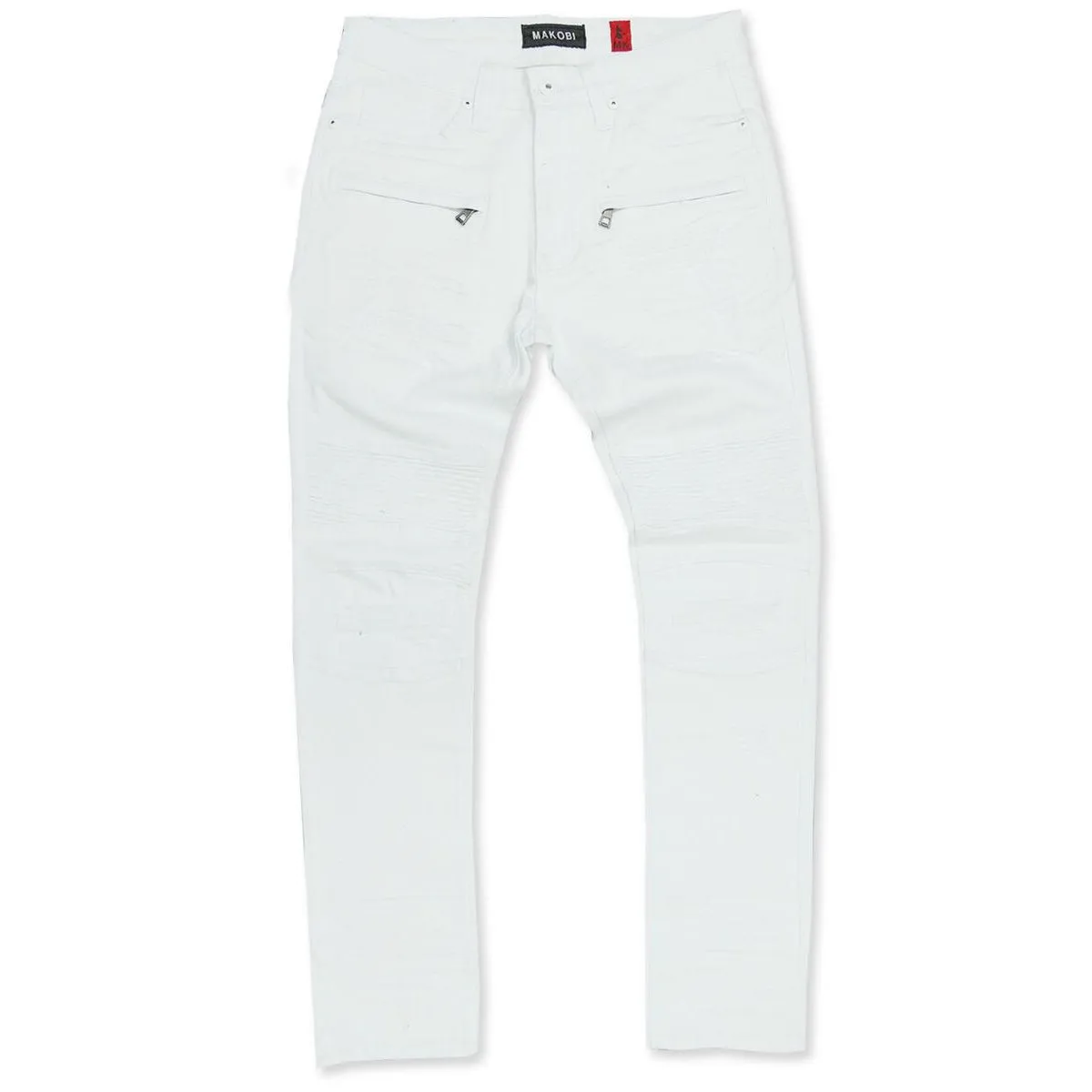 M1960 Shredded Twill Jeans - White