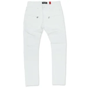 M1960 Shredded Twill Jeans - White