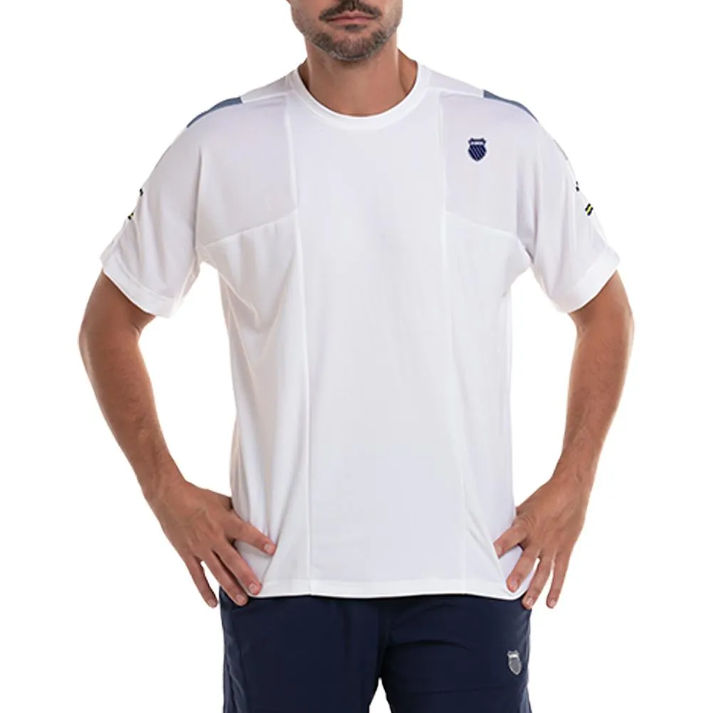 Men's Arise Short Sleeve Tennis Crew White