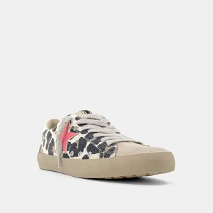 Paula Sneaker - Leopard Distressed