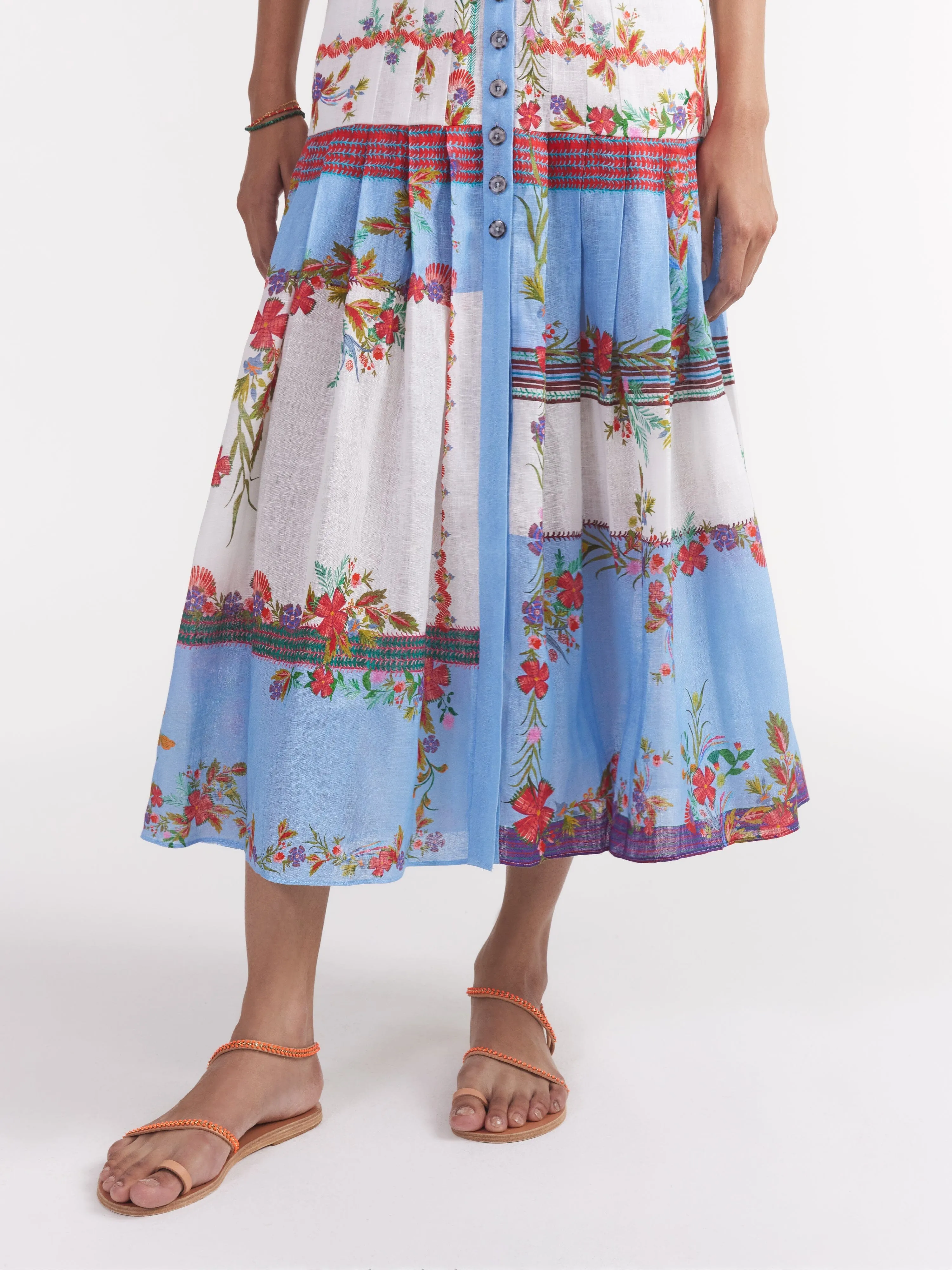 Riya B Dress in Zinnia Grove