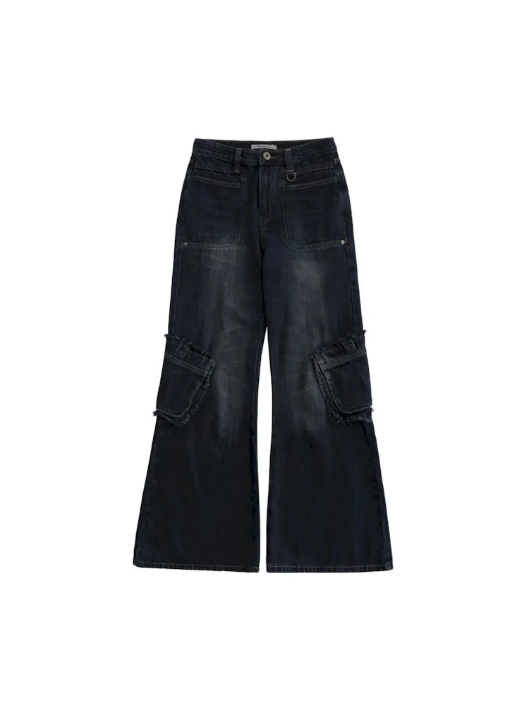 Slightly Flared Workwear Jeans【s0000006003】