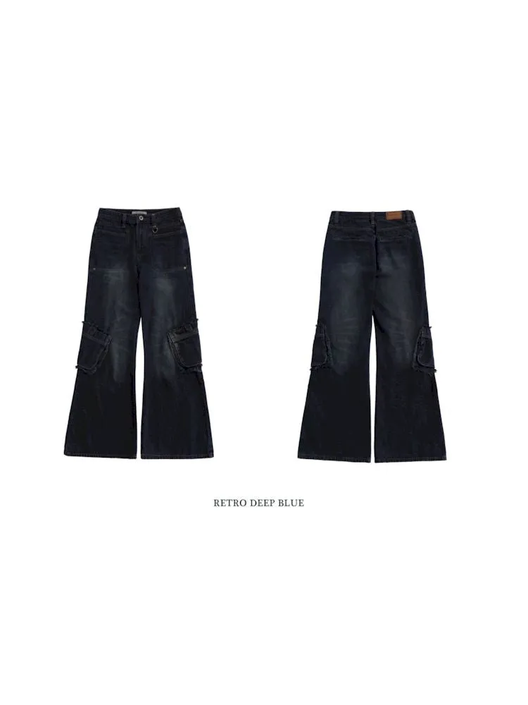 Slightly Flared Workwear Jeans【s0000006003】