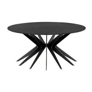 Spider Coffee Table, Black Metal