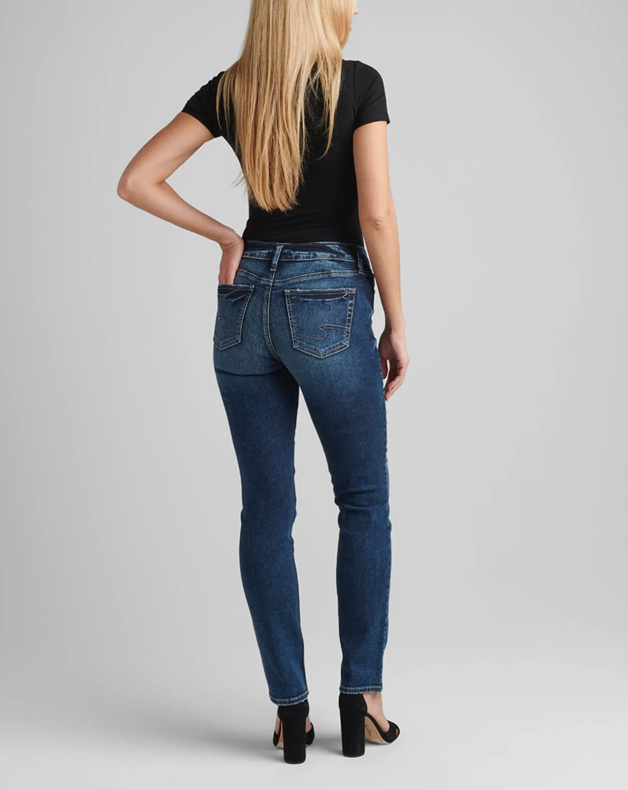 Suki Mid Rise Straight Jean