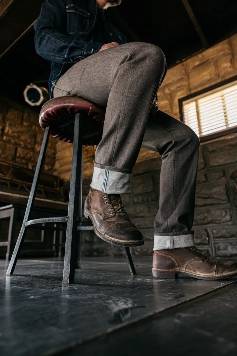 The Hammer Straight - Brown Raw 10.5oz Selvedge