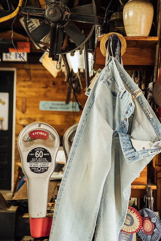 The Hammer Straight Natural Slub Indigo - Huey 12.5oz Selvedge