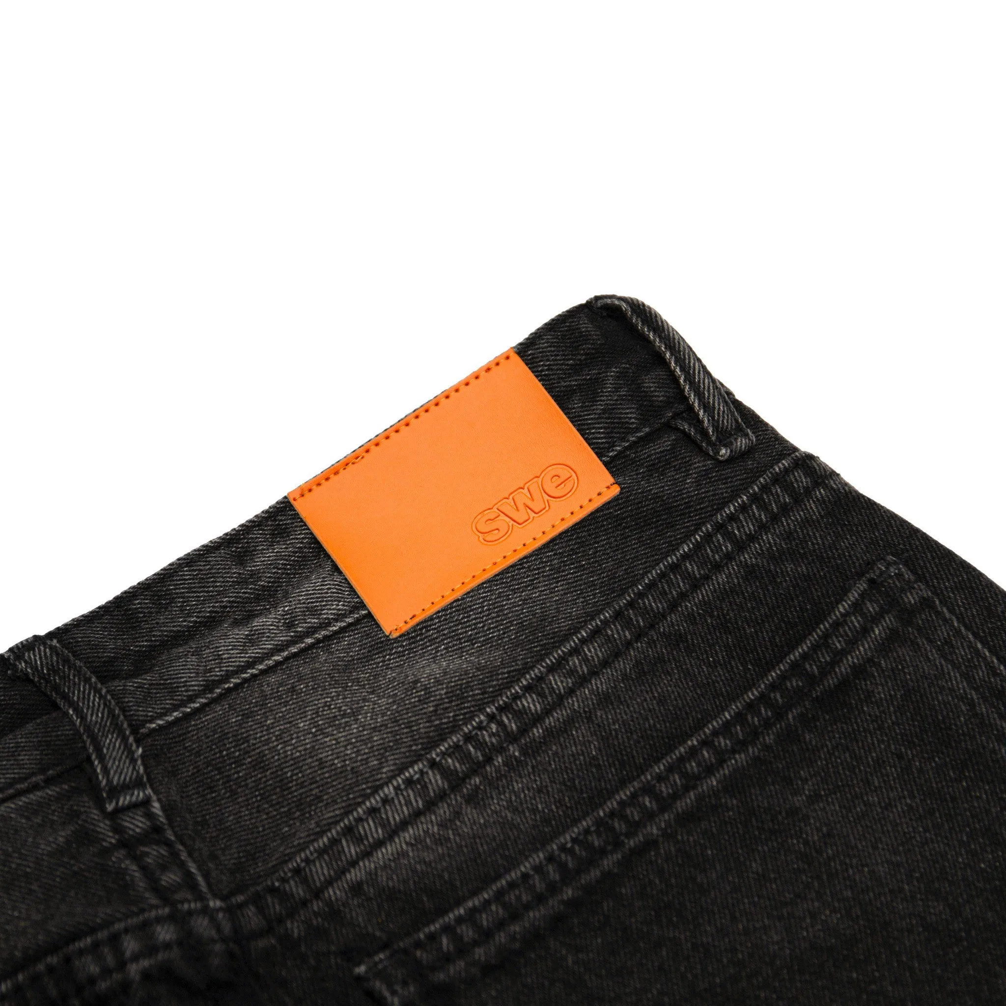 WASHED JEANS - BLACK