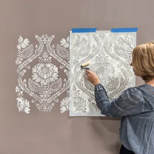 Windsor Damask Wall Stencil