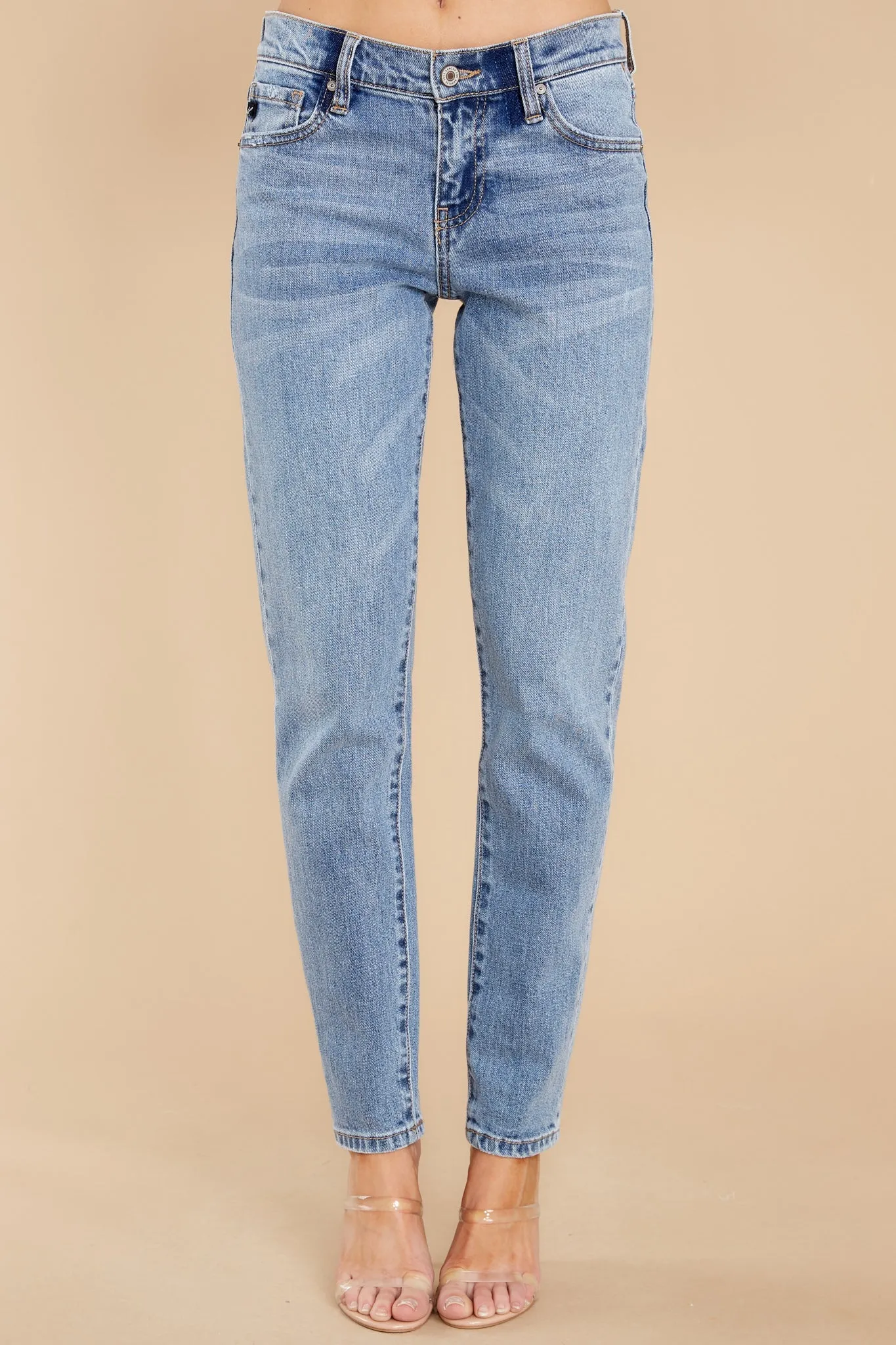 Wish Come True Medium Wash Straight Jeans