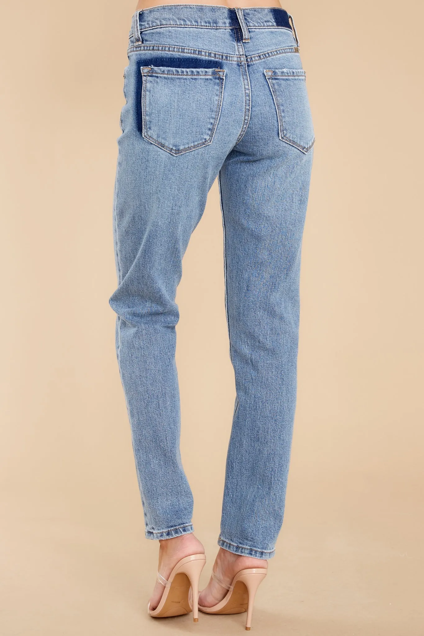 Wish Come True Medium Wash Straight Jeans