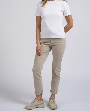 Yaya Dove Grey Straight-Leg Jeans with Enhanced Fit.